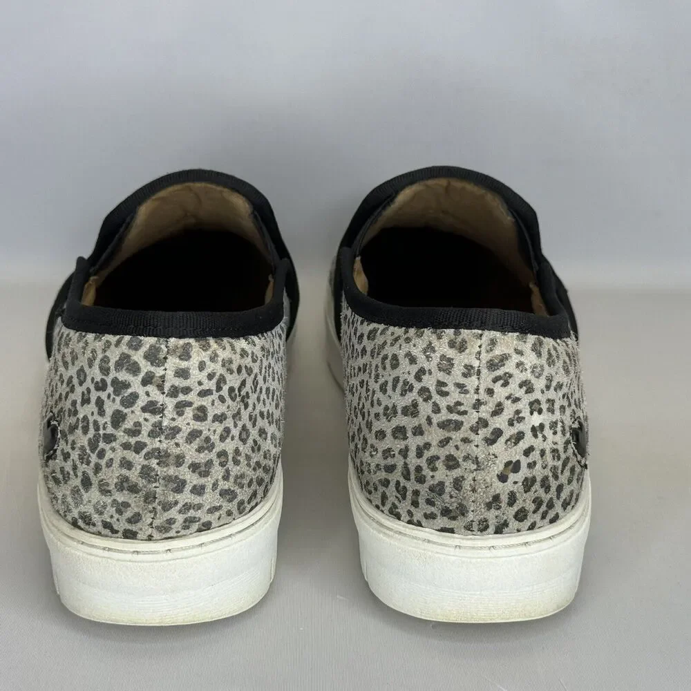 Nurse Mates Adela Womens Shoes Size 7 M Leopard Print‎ Slip Resistant Slip On